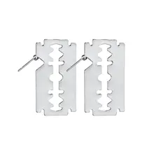 Kobiety kolczyk srebrny ucha Decor wykwintne FashionableEarring Earstuds frędzle kolczyk kolczyk zaczep na ucho dla wykorzystanie prezent(China)