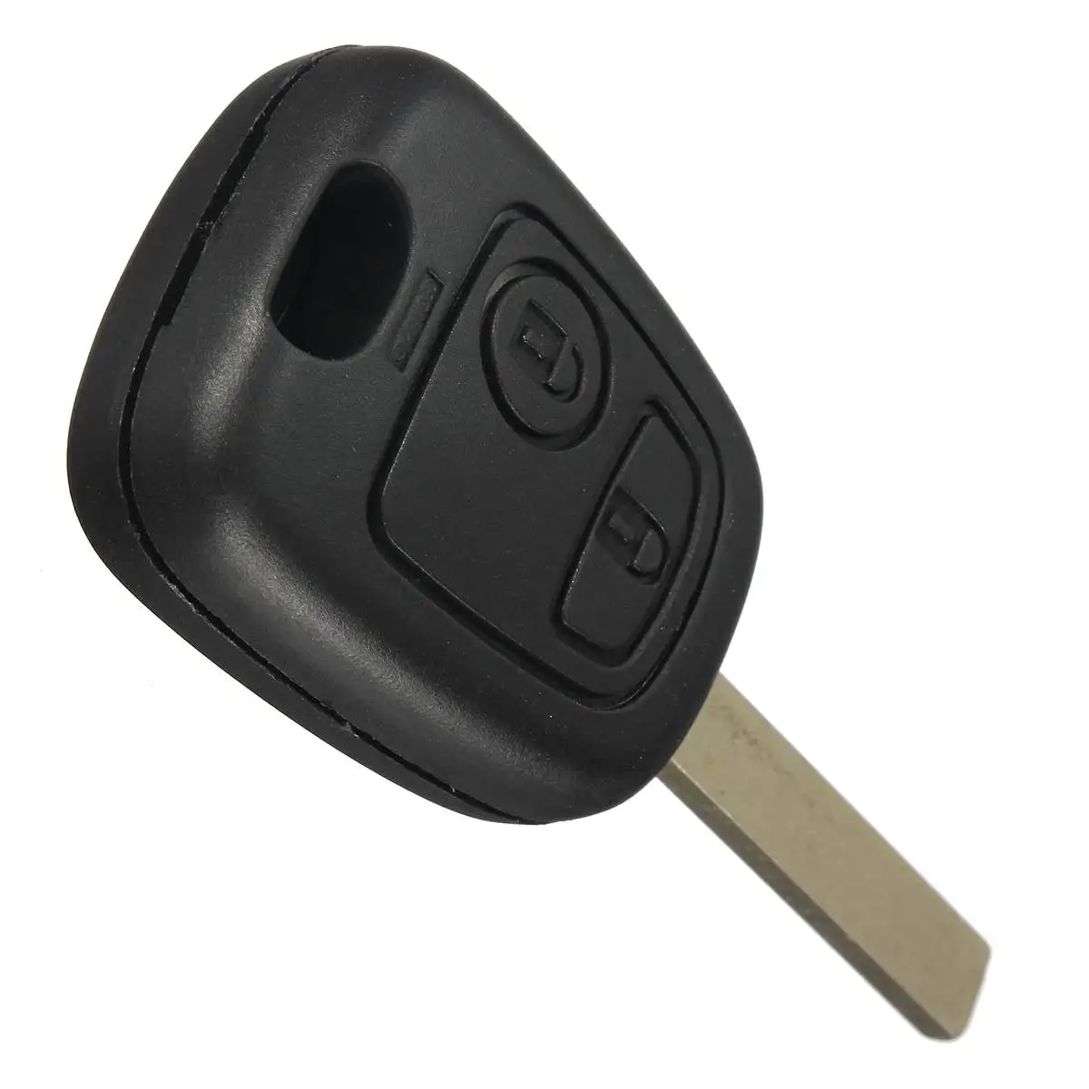 

2 Button Remote Fob Key Case Uncut Blade For Peugeot 107 207 307 206