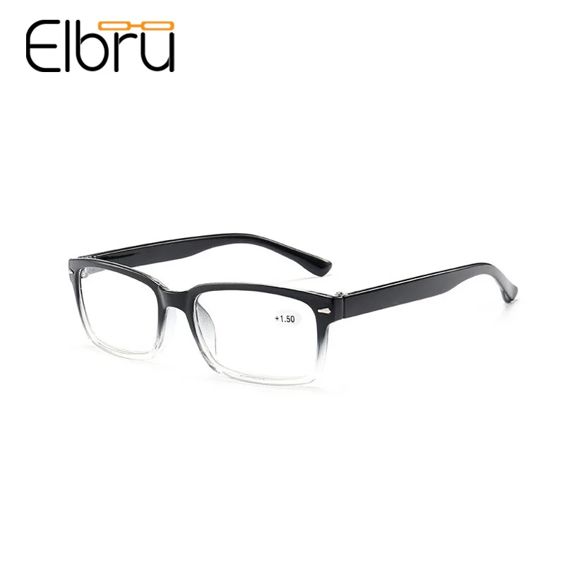 

Elbru Comfy Magnifying Gradient Black Ultralight Retro Reading Glasses Presbyopia 1.0 1.5 2.0 2.5 3.0 3.5 4.0 Diopter New