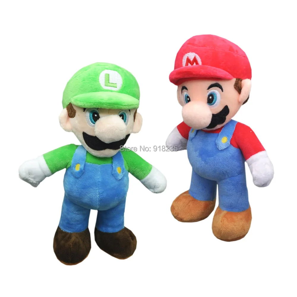 

10/Lot Super Mario Bros. 10" Stand MARIO & LUIGI Plush Doll Stuffed Toy