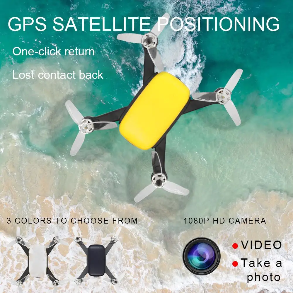LeadingStar бесщеточный Радиоуправляемый квадрокоптер 913 GPS Wi Fi FPV 1080P HD камера режим