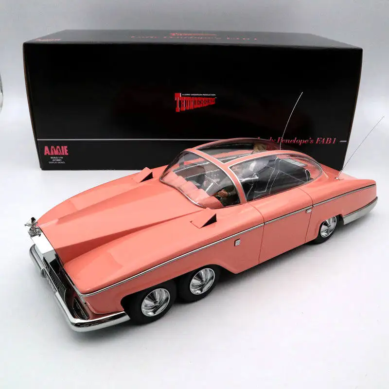 1/18 AMIE для Rol ~ Roy Lady Penelope's Thunderbirds FAB1 FAB 1 резиновые игрушки украшения моделей