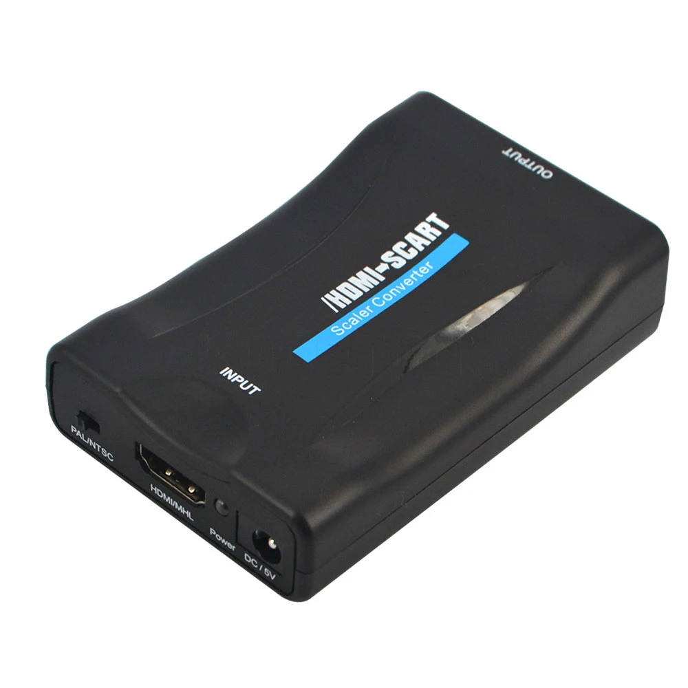 Конвертер KEBIDU SCART в HDMI 1080P Видео Аудио высококлассный адаптер Scart для Sky Box STB с