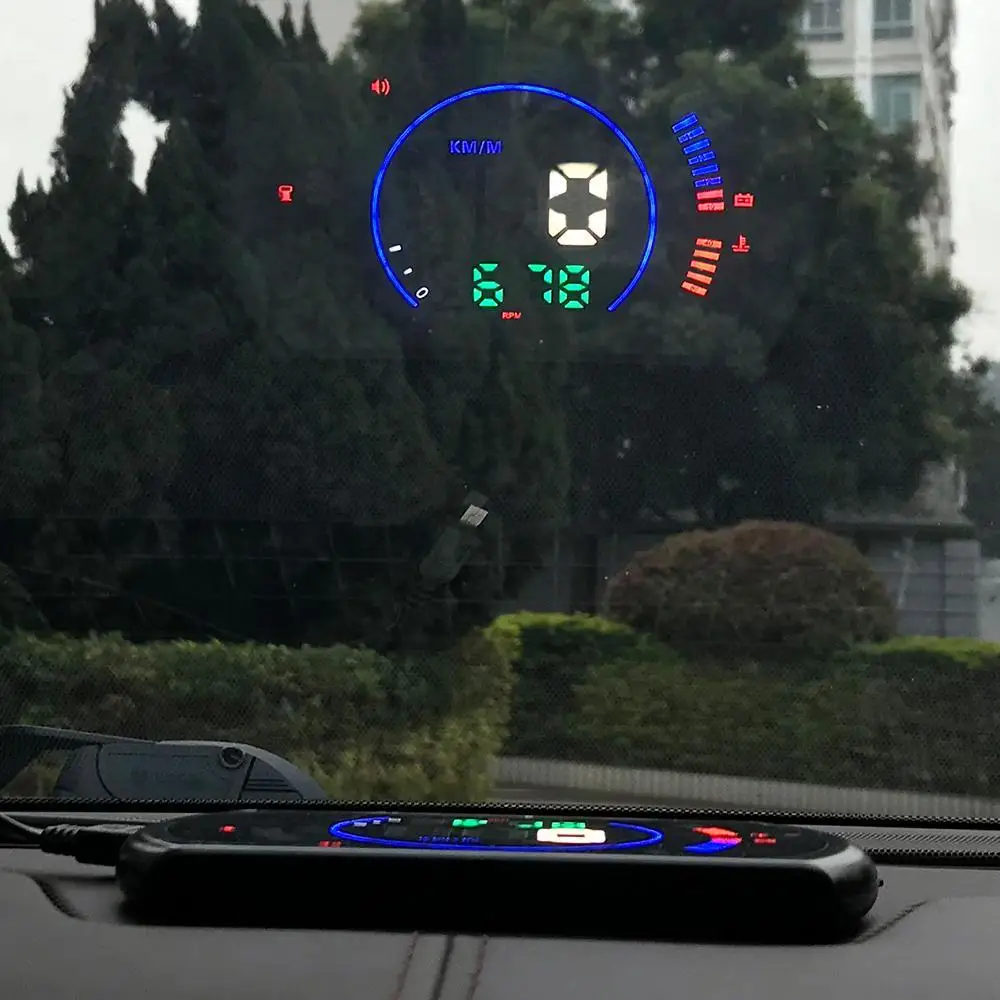 5 8 дюйма OBD HUD светодиодный дисплей для автомобиля бортовой компьютер лобовое