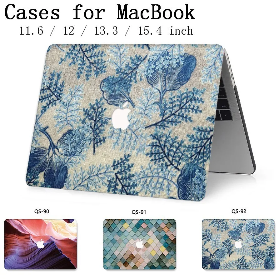 

For Notebook MacBook Laptop Bag Case Sleeve For MacBook Air Pro Retina 11 12 13.3 15.4 Inch With Screen Protector Keyboard Cover
