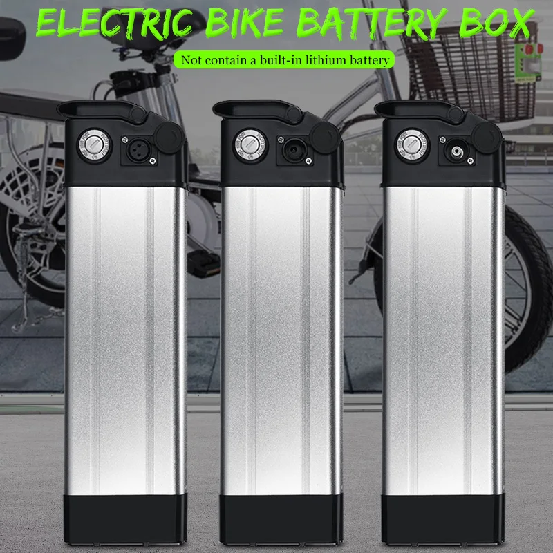 

36/48V Folding Bicycle Sea Battery Battery Case Electric Car Bicycle Lithium Battery Box Aluminum Alloy Shell 18650 Holder Cover