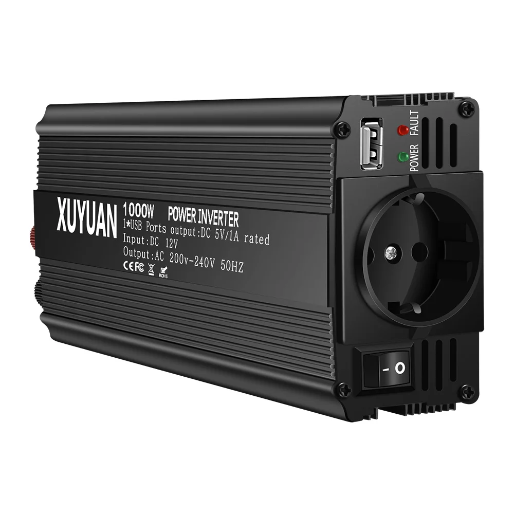 

Power Converter Auto Car Power Converter Inverter DC12V to AC220V Inverter Adapter Charger Power Converter for Phone for Tablet