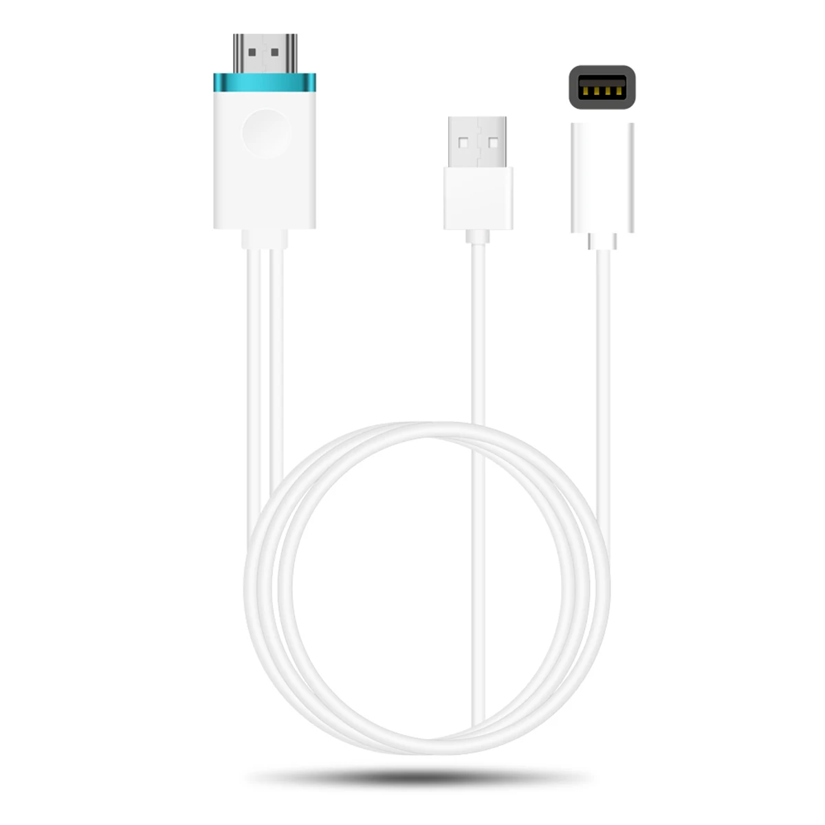 SOONHUA Mini USB к HDMI кабель HD видео линия адаптер 1080P Lightning Micro Type C Интерфейс|Кабели HDMI| |