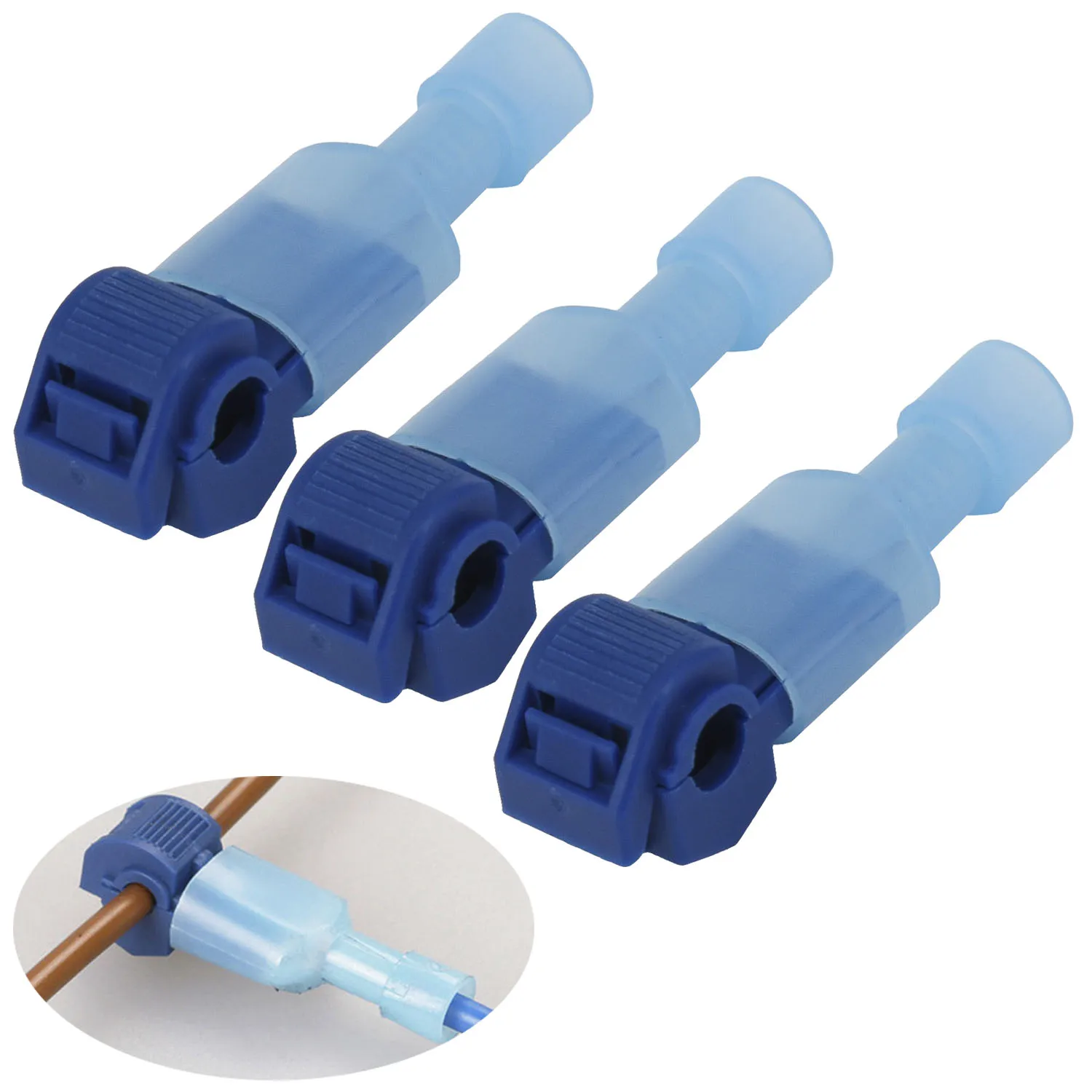 

50pcs Electrical Connectors Connection Quick Splice Lock Wire Terminals Crimp