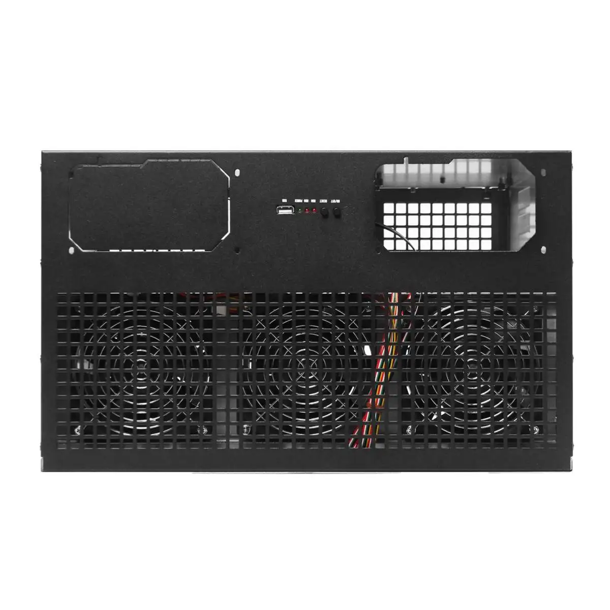 6 GPU eth/ZEC/HSR Miner Case Ethereum Miner Power Supply For BTC Coin Miners support 6 graphics Card Interface Mining Power
