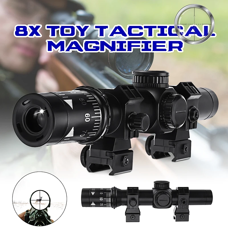 Тактическая Лупа 8X Red Dot Sight основной охотничий прицел для Gel Ball Sight|Игрушечное