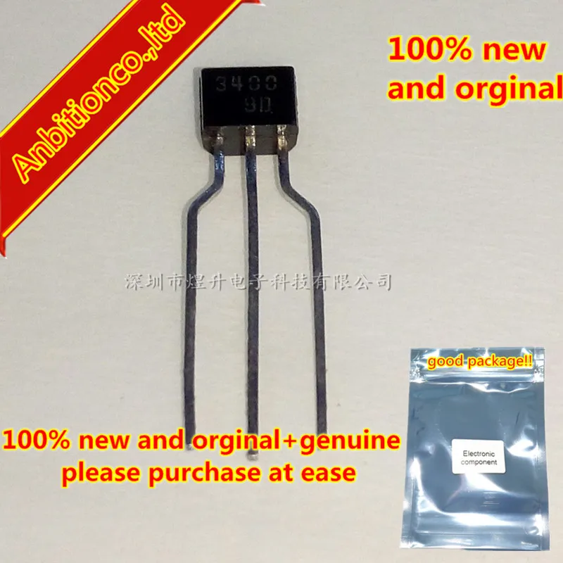 

10pcs 100% new original 2SC3400 C3400 TO-92S PNP/NPN Epitaxial Planar Silicon Transistors in stock