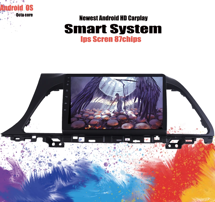 Автомобильный ПК PAD стиль мультимедийный плеер Android 9,1 gps для hyundai Sonata 9th поколения кассеты