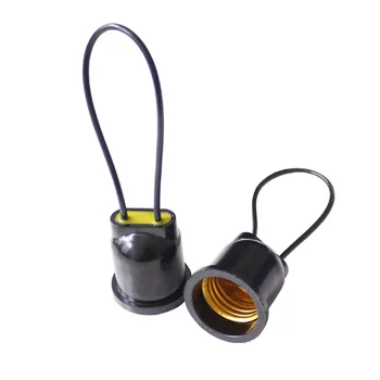 

CLAITE Waterproof E27 Copper Wire Light Bulb Socket Lamp Holder Base For Indoor Outdoor Lighting