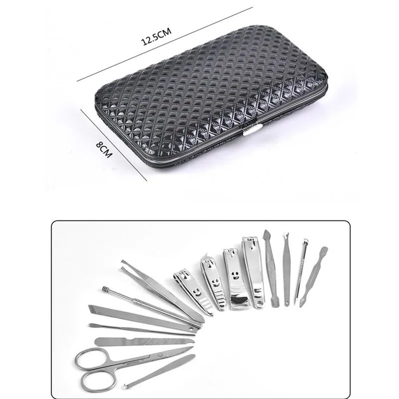 High-quality steel multi-function 12-piece decoration A tool sharp knife nail clippers hand tool sets High-quality steel multi-function 12-piece decoration A tool sharp knife nail clippers hand tool sets