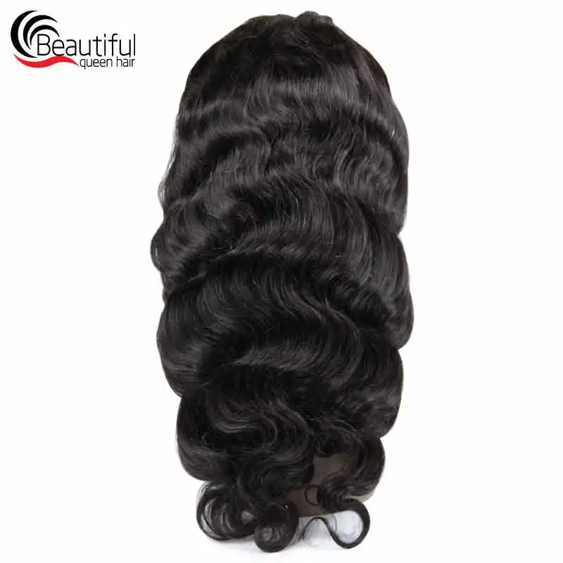 360 Lace Frontal Body Wave Wig Brazilian Human Hair With Baby Hair Wig 130 Density Natural Color Remy Hair Beautiful Queen 10-24