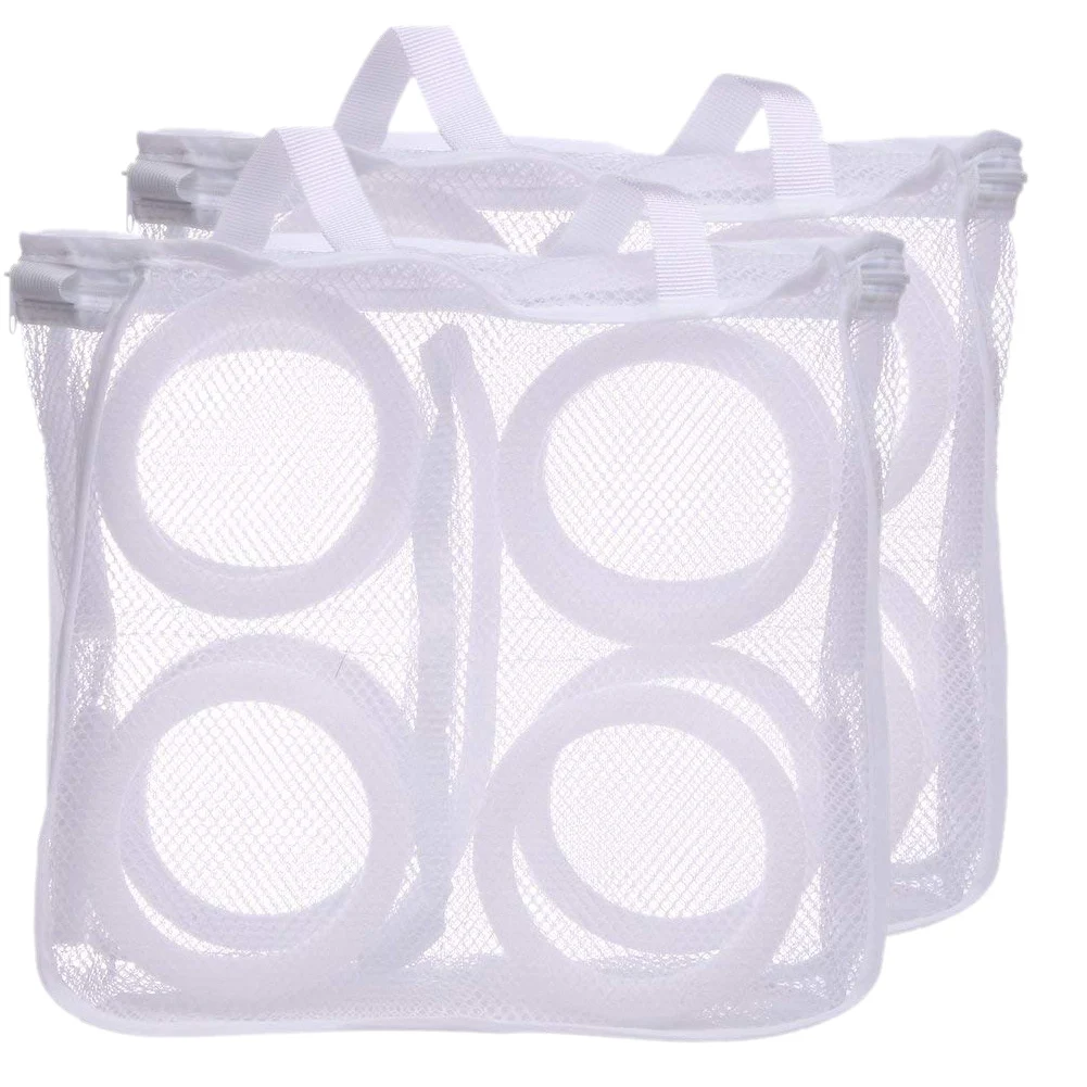 Laundry Wash Shoe Bags for Travel 2 Pack Durable Small Mesh Wash