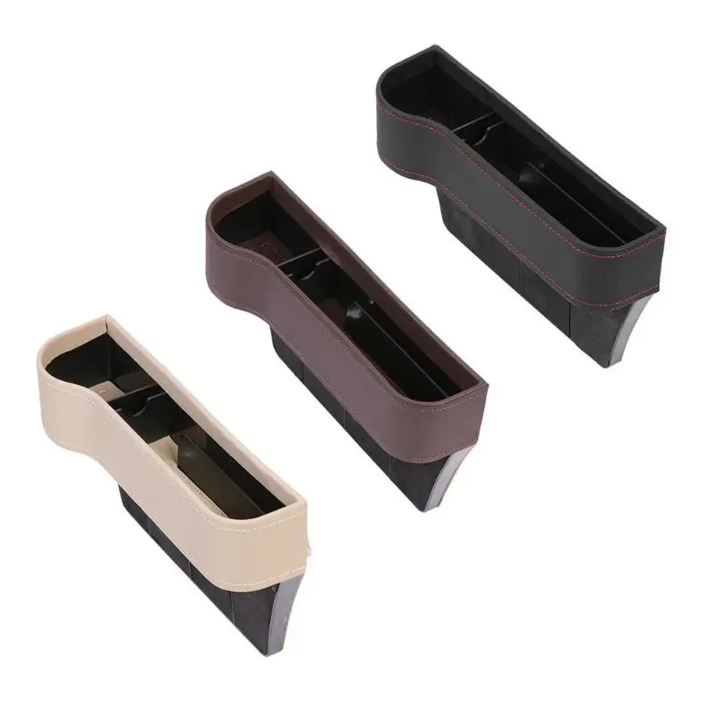 

Car Seat Crevice Storage Box Cup Drink Holder Seat Gap Organizer Pocket Stowing Tidying for Phone Keys Cards Container Bag