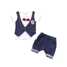 Special Price 2019 New Summer Children Boys Cotton Clothes Kid Bowknot T-Shirt Shorts 2pcs/Set Toddler Fashion Infant Clothing Baby Tracksuits Special Price 2019 New Summer Children Boys Cotton Clothes Kid Bowknot T-Shirt Shorts 2pcs/Set Toddler Fashion Infant Clothing Baby Tracksuits