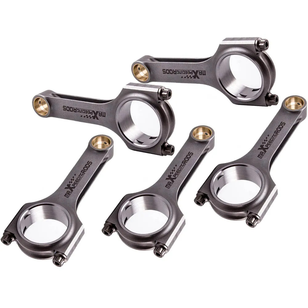 

H-Beam Connecting Rods for Fiat 2.0 coupe 5 cyl 20V Turbo Conrods 145mm 800HP rod Balanced 145mm Floating Shot Peen 800BHP 5x