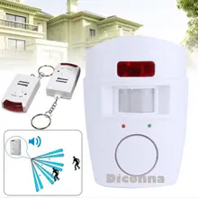 Горячая беспроводной Pir датчик движения сигнализация+ 2 пульта дистанционного управления сарай домашний гараж караван AU