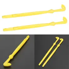 2 шт. в упаковке легкий крюк петля Tyer& Disgorger инструмент галстук инструмент для быстрого завязывания узлов для нахлыстом линия яруса набор желтый маленькие инструменты