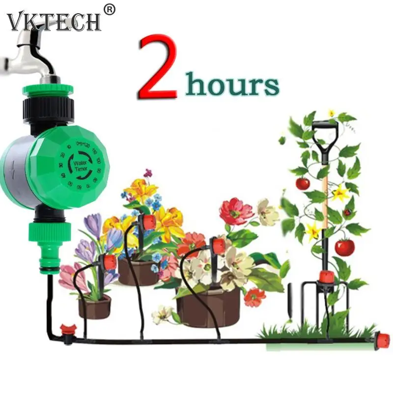 

Waterproof Home Automatic Water Timer Garden Irrigation Controller Watering Timer Mechanical 2 Hours Timer Garden Supplies