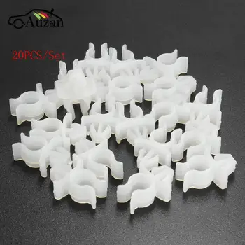 

20pcs Car Hood Prop Rod Support Clips ABS Plastic Holds 8.5mm/9mm Rod For Nissan White