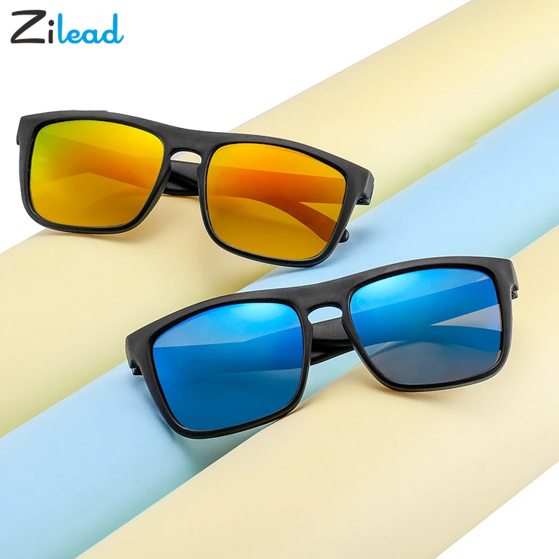Zilead милые корейские очки детские прилив Ретро Мода поляризованные UV400 очки удобные отдельные мальчики девочки солнцезащитные очки