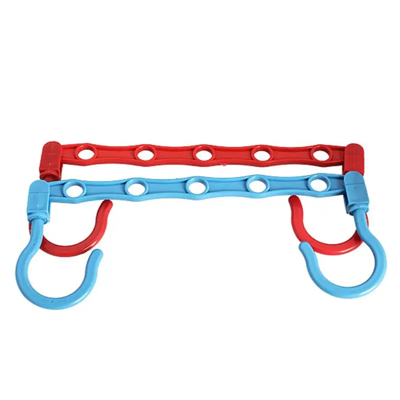 2 قطعة المنزل تخزين منظمة السنانير 5-ثقوب شماعات ملابس تجفيف رف وشاح علاّقات ملابس تخزين رفوف خزانة المنظم