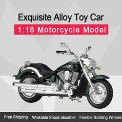 MAISTO 1:18 Kawasaki Vulcan Литая модель мотоцикла работыйшорк-поглотитель игрушки для детей подарки коллекция игрушек