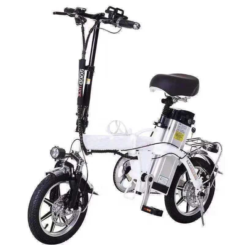 

Electric Bicycle 14 Inch Wheel Motor Scooter And Bike 350 W high speed toothed motor 48 V / 10ah Lithium Battery