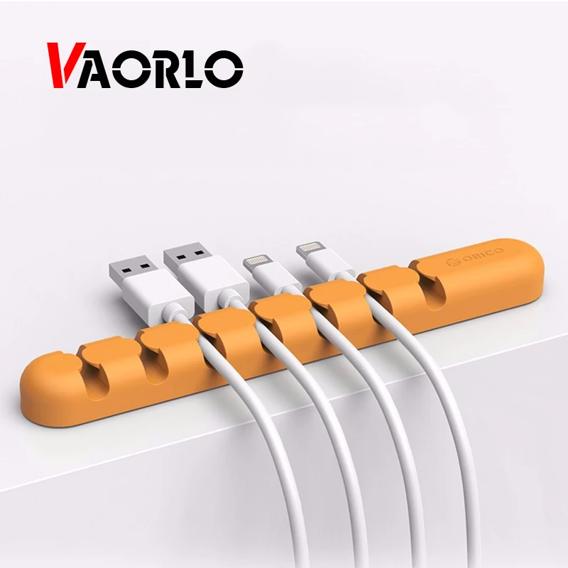 Силиконовая защита для кабельного органайзера гибкий кабель USB зажимы