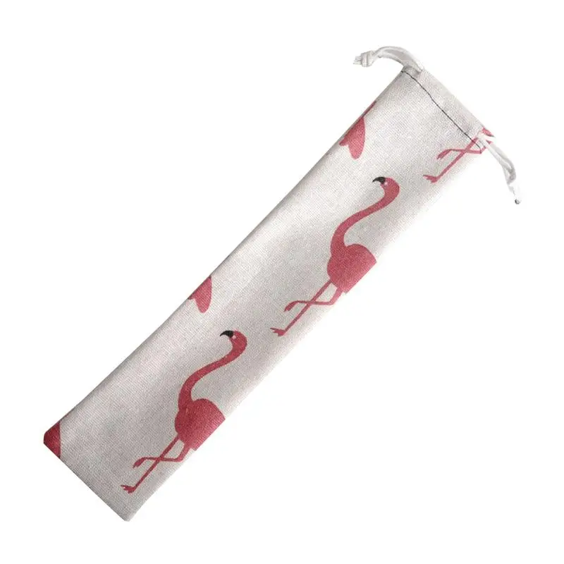 

Practical Drawstring Bag Portable Tableware Bag Cotton And Linen Travel Storage Bag Tea Non-Woven Spoon Chopsticks Small Bag