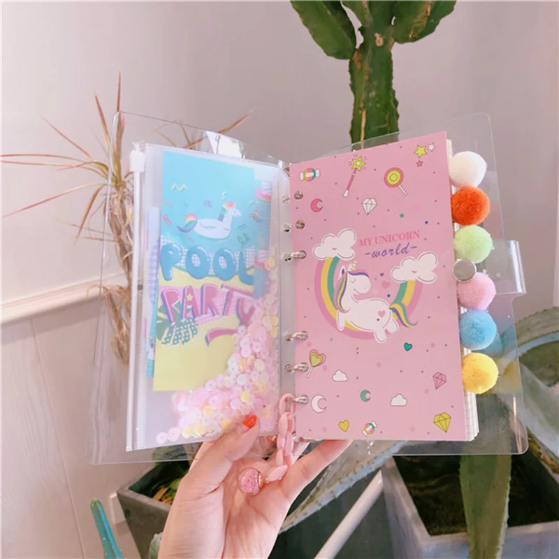 

1Piece Cute Clips Kawaii Hairball Paperclips Candy Color Metal Paper Clips For Kids Grils Gift Book Accessories School Supplies