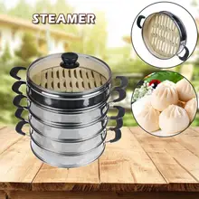 Паровые пельмени из нержавеющей стали Пароварка бамбуковые нижние булочки пельмени Dim Sum лист лотоса рисовая пароварка