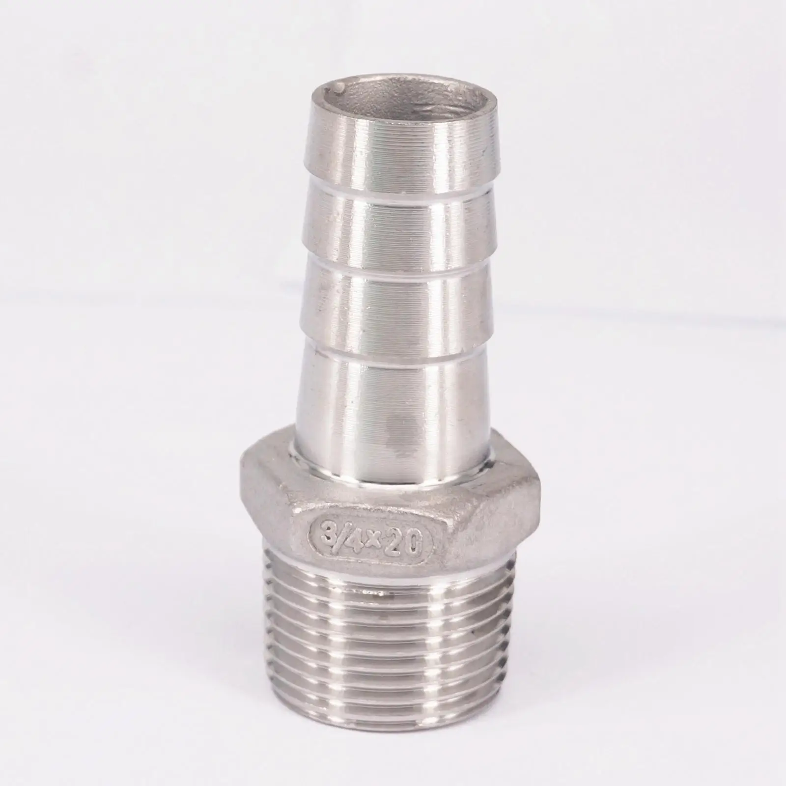 1/2 &quotBSPT Male x 12 мм шланг с зазубриной 304 фитинги из нержавеющей стали коннектор для