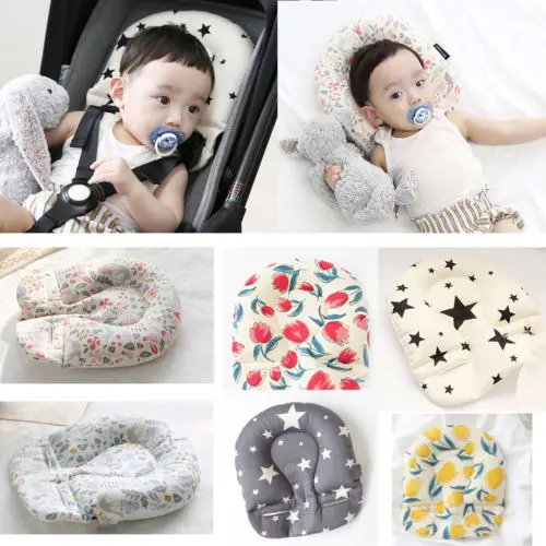 

Cute Infant Baby Car Seat Pillow Cushion Pram Stroller Headrest Support Pad Mat Baby Stroller Dual Purpose Shaped Pillow