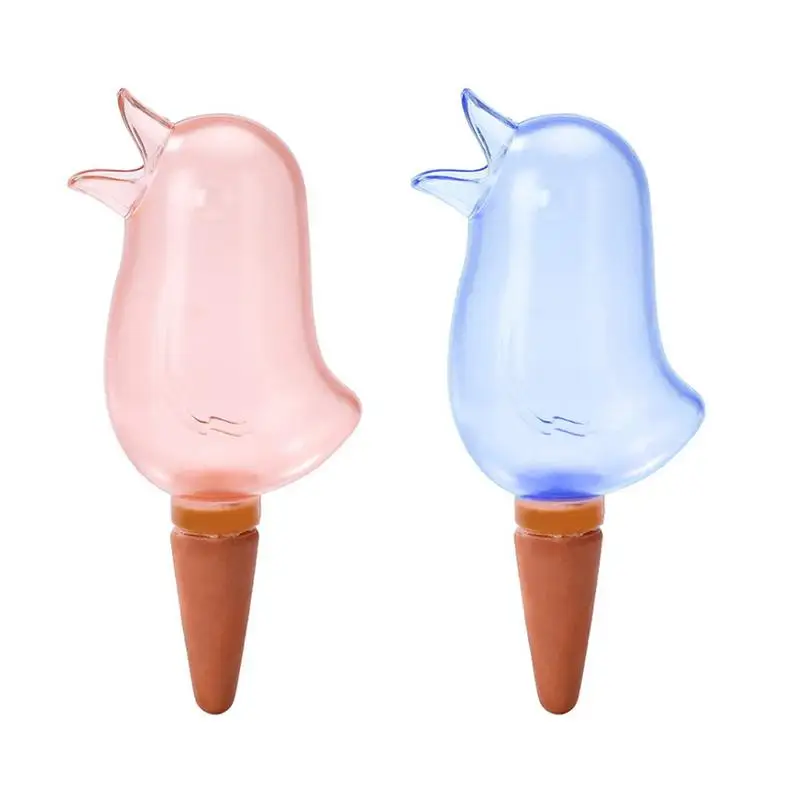 

Bird Shape Lazy Watering Flower Kettle Transparent Automatic Dripper Flower Pot Automatic Watering Garden Flower Companion