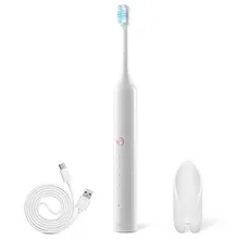 Белый Тип C IPX7 водонепроницаемый Sonice электрическая зубная щетка для взрослых мощный Быстрый перезаряжаемый Чистый Массаж с настенным кронштейном