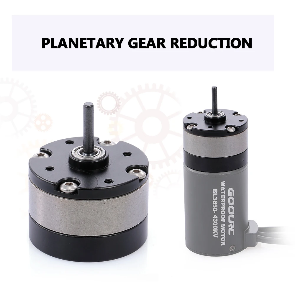 

RC Crawler 1/3 Planetary Gear Reduction Unit for 540 Motor RC Car Metal Gear box
