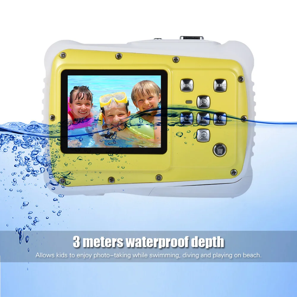 

2.0" LCD 720P HD Mini Digital Camera 5MP Waterproof Portable Camcorder Built-in Microphone Best Gifts for Kids Boys Girls