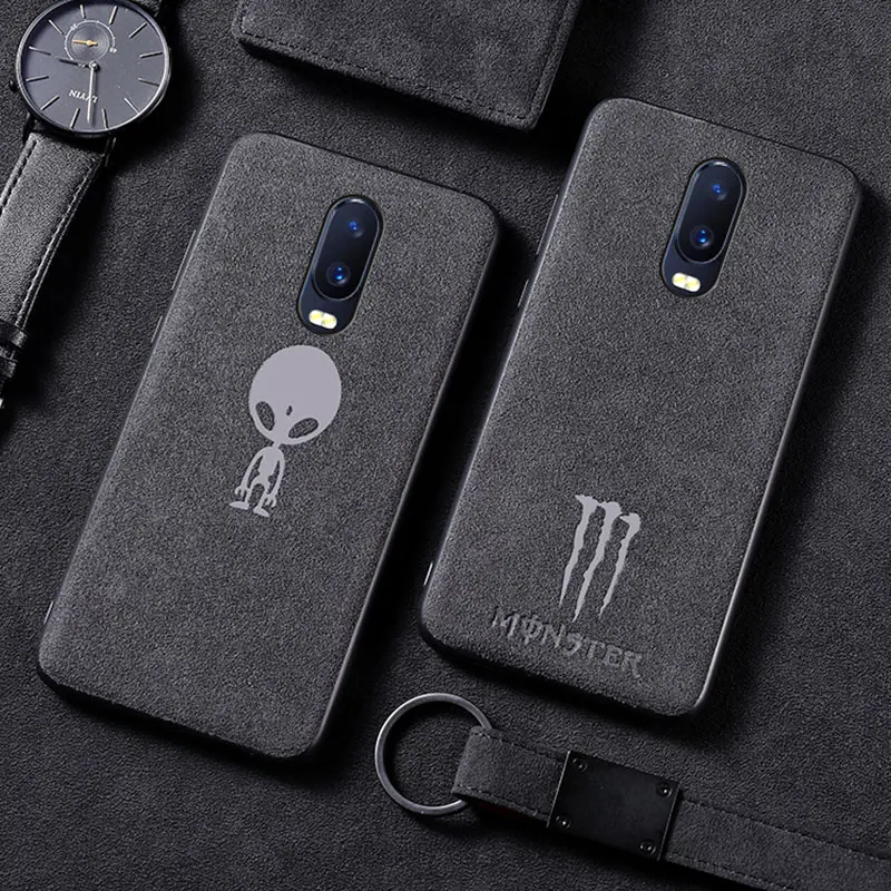 جراب هاتف ل Oneplus 6T 6 5 T 5 الفاخرة Alcan تارا لينة جلدية المضادة للسقوط الغطاء الخلفي ل One Plus 6T 5 T 1 + 6 5 حالة كوكه Fundas