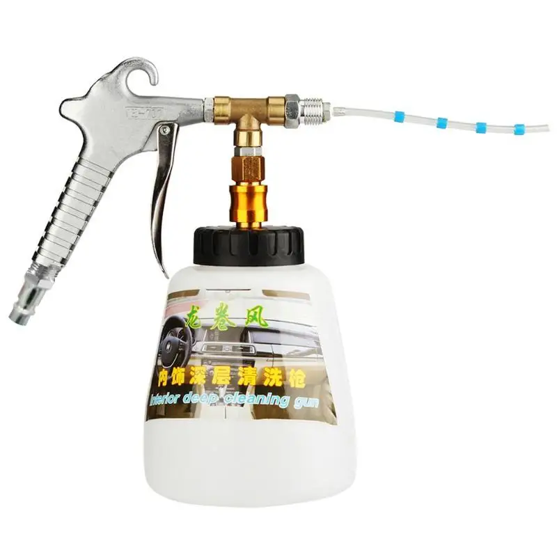 

High Pressure Car Wash for Tornador Interior Deep Cleaning Gun with Brush Air Operated Car Interior Deep Cleaning Water Gun