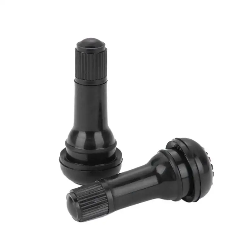 

4x TR413 Snap in Rubber Tubeless Tire Valve Cap Wheel Stem Vacuum Nozzle