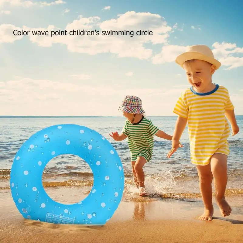 

Polka Dot Swimming Ring Children Neck Armpit Pool Swim Circle Life Buoy Inflatable Safety Swim Accessories