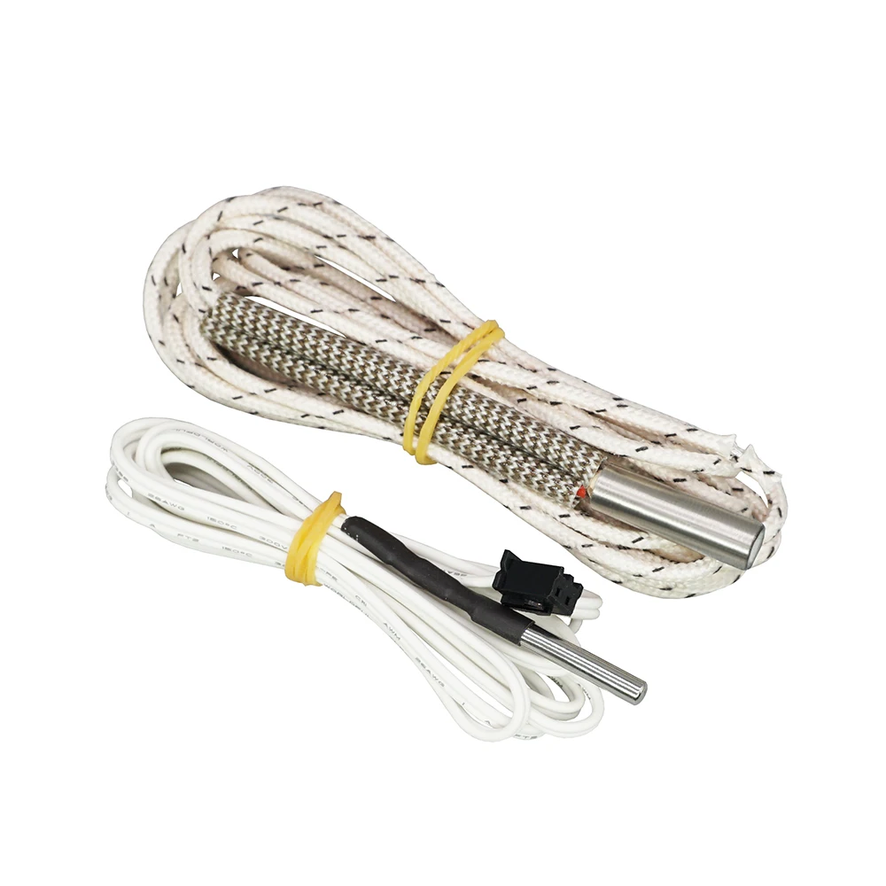 12 V/24 V 50 W التدفئة أنبوب الثرمستور كيت 320 درجة مئوية عالية درجة الحرارة النسخة HT-NTC100K B3950 3D طابعة أجزاء Hotend 12 V/24 V 50 W التدفئة أنبوب الثرمستور كيت 320 درجة مئوية عالية درجة الحرارة النسخة HT-NTC100K B3950 3D طابعة أجزاء Hotend