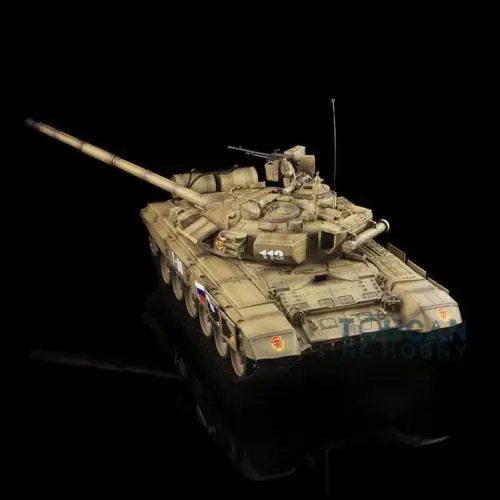 HengLong 1/16 масштаб Русский T90 rc Танк 3938 Модернизированный металлический Ver треки желтый TH00163