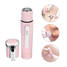 Моющаяся Мини электрическая бритва для удаления волос для лица электрическая Женская бритва мини удаление волос на теле триммер для бритвы