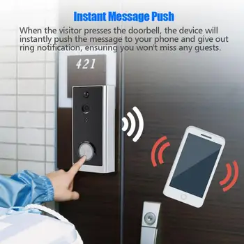 

Doorbell Remote WiFi Wireless Smart Visible Doorbell Phone Video Intercom Camera Door Bell deurbel Home Security System